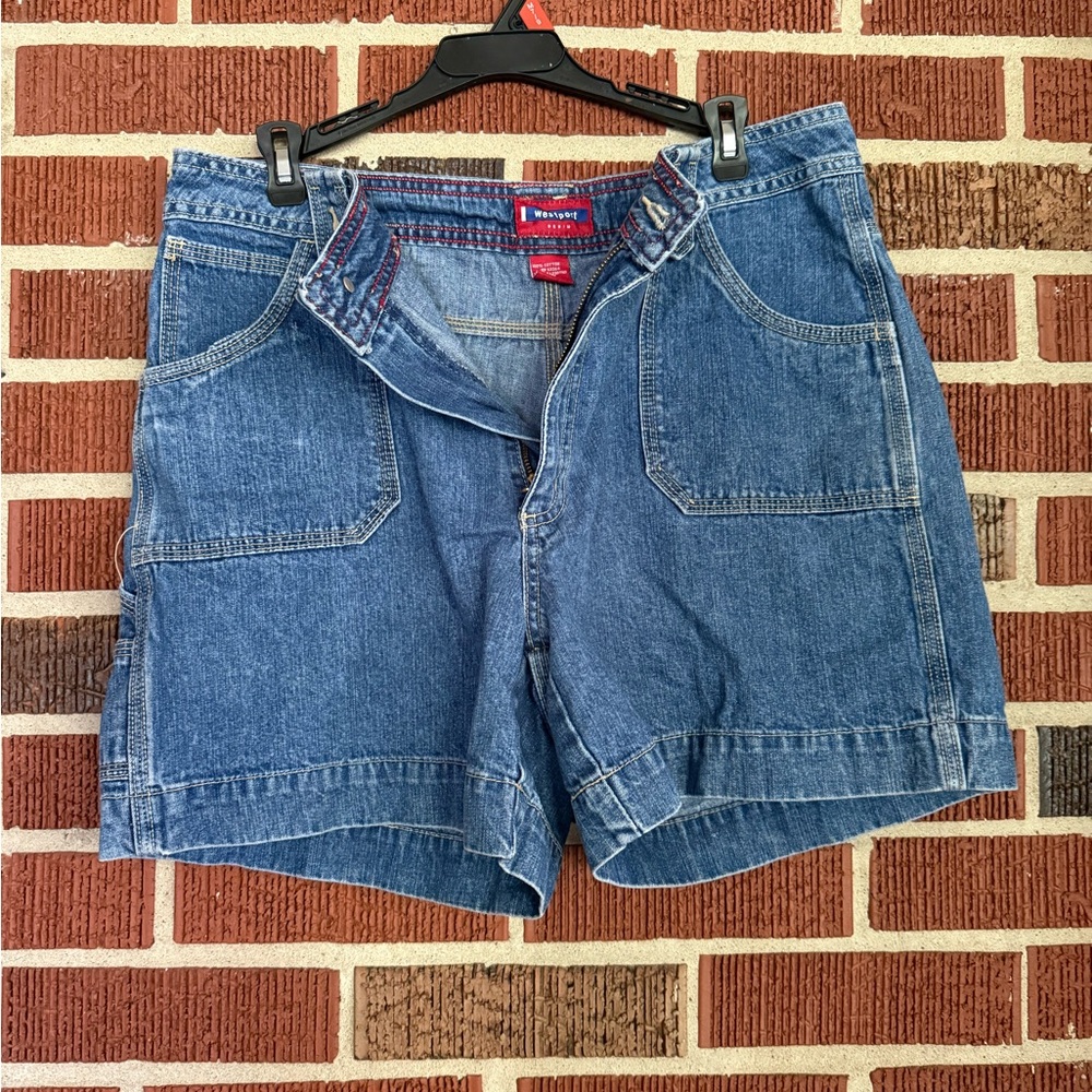 Vintage Style Carpenter Westport Denim Jean Shorts
